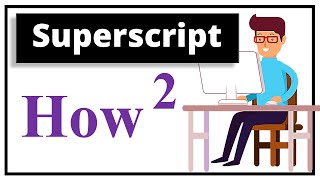 How To Put Little Numbers Above Words In Google Docs | Superscript Number