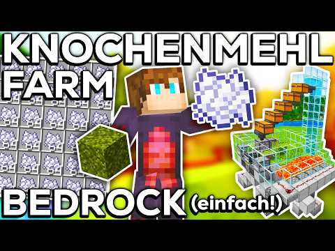 KNOCHENMEHL FARM (MIT MOOS) MINECRAFT BEDROCK 1.21