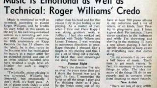 Roger Williams: September Song (Weill / Anderson, 1938)