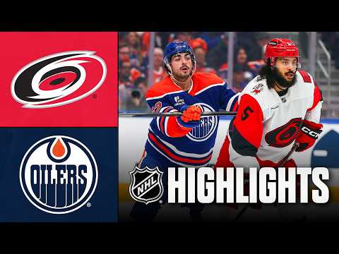 Hurricanes vs. Oilers | NHL Highlights | March 06, 2026