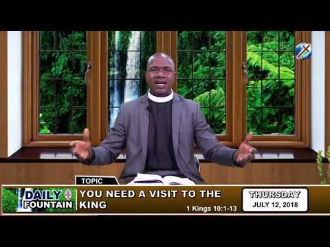 DAILY FOUNTAIN OF JULY 12, 2018 - REV'D CANON SETH OKE AKINRO