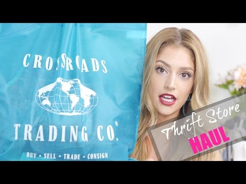 Thrift HAUL!! // Crossroads Trading Co. Video