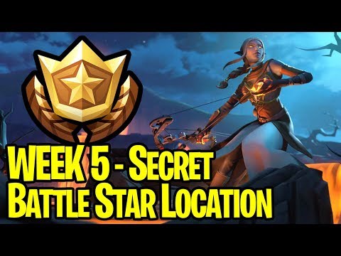 Fortnite - Week 5 BATTLE STAR LOCATION guide - Season 8 Week 5 Challenges
