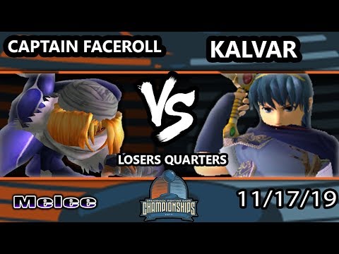 DHATL 2019 SSBM Singles - Captain Faceroll (Sheik) Vs. Kalvar (Marth) Smash Melee Tournament LQ