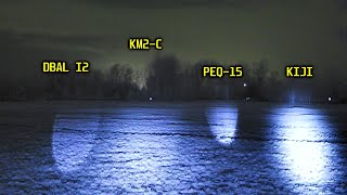 BE Meyers KIJI vs Surefire Vampire vs Full Power Illuminator Performance Comparison