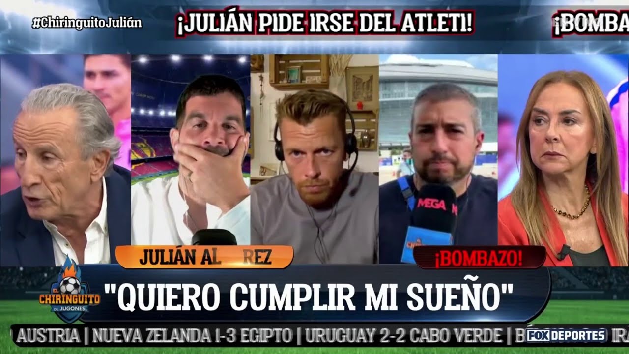 🚨🫣 JULIÁN ÁLVAREZ quiere marcharse, ¿el ATLÉTICO DE MADRID podrá retenerlo? | El Chiringuito