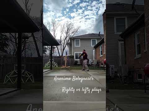 Anonimo Bolognese's righty vs lefty plays from a different angle