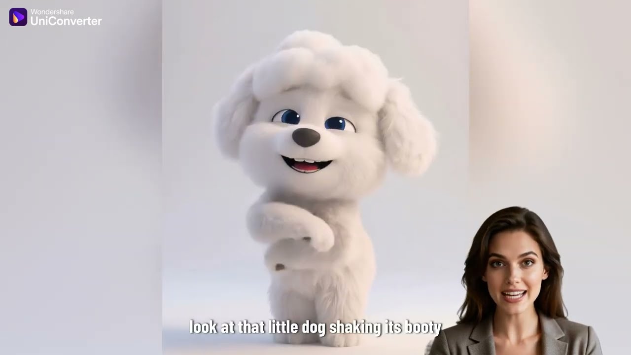AI Dancing Dog Tutorial 🐶 | Create Viral AI Pet Videos + Enhance Quality with UniConverter