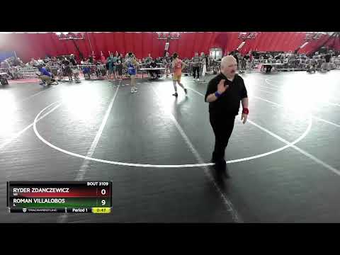 165 Lbs Round 3 - Ryder Zdanczewicz, WI Vs Roman Villalobos, IL B898