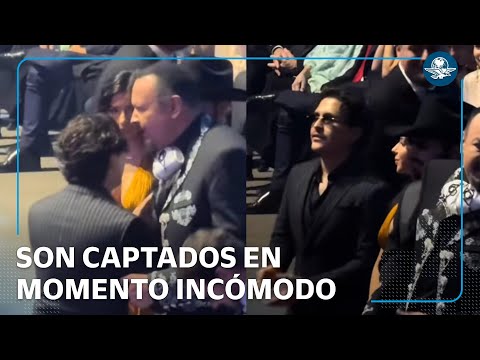 ¡Tenso momento en los Latin Grammy! Nodal no menciona a Ángela en su discurso