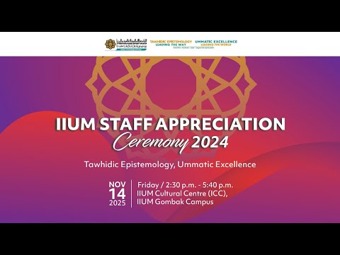 IIUM Staff Appreciation Ceremony 2024