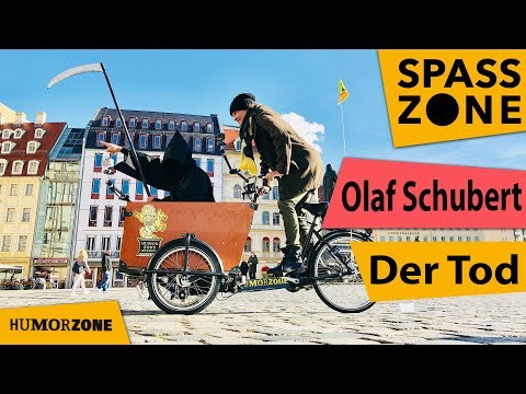 Der Tod und Olaf Schubert begucken Dresden mit dem Rad
