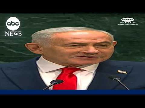 Benjamin Netanyahu addresses U.N., some delegates walk out