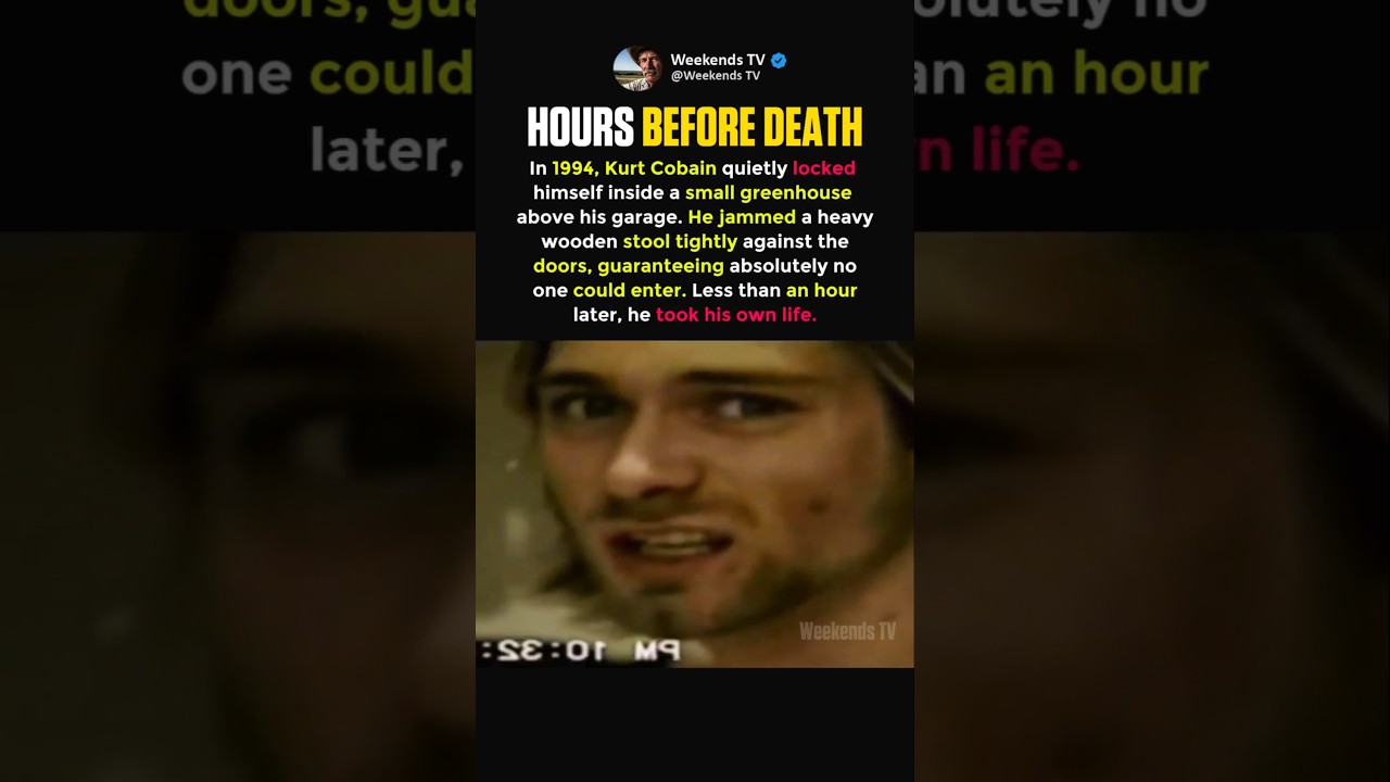 The Final Moments of Kurt Cobain #shorts