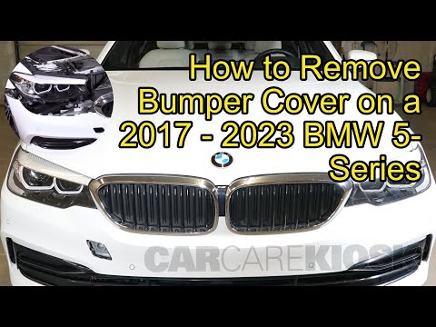 How to Take the Bumper Cover Off of a 2017-2023 BMW 5 Series (G30)?