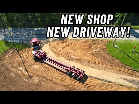 Widening the Driveway for the NEW SHOP!!