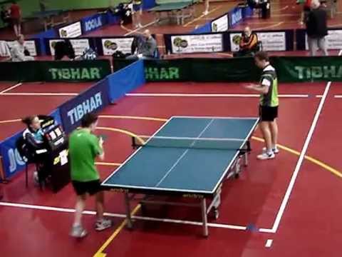 Ł. Jarocki /Piaskovia Piaski/ -M. Bańkosz /GLKS Nadarzyn/ -III OTK Juniorów Drzonków 3:2