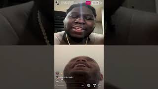 Young Chop 🍔 IG Live argument with SOUTHSIDE 808Mafia “Ima piss on yo mama grave”