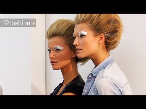 Fendi Spring 2012 Backstage ft Karl Lagerfeld, Candice Swanepoel & Anja Rubik, Milan | FashionTV FTV