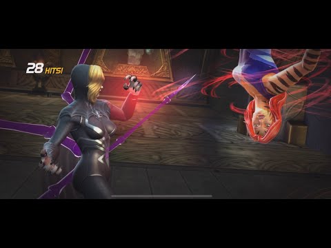 Black Widow (Clair Voyant) vs Tigra Uncollected | Super Clutch Fight - Marvel Contests of Champions