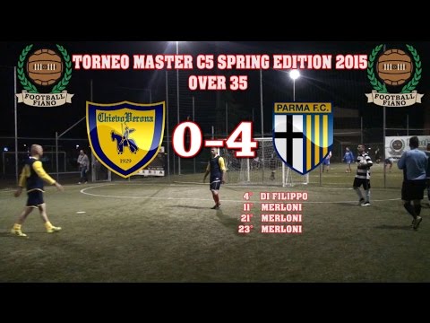 Finale 4° Torneo C5 OVER 35 2015 Chievo-Parma 0-4