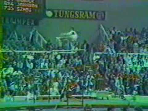 Silvia Topalova 1983 Worlds AA Bars