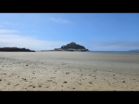 ST. MICHAEL'S WAY: WALKING FROM LUDGVAN CHURCH TO ST. MICHAEL'S MOUNT, CORNWALL. 
