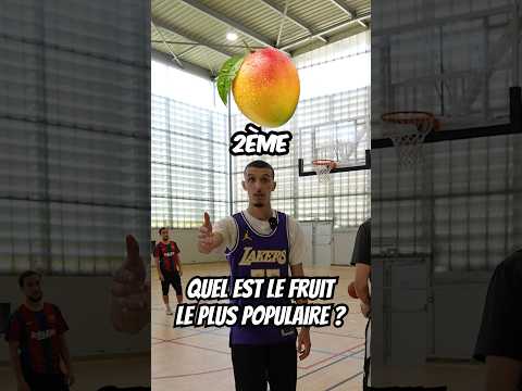 Pour moi la mangue, et vous ? 😅 #basketball #challenge #fruit