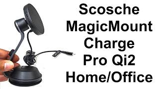 Scosche MagicMount Charge Pro Qi2 MagSafe Fast Wireless Charger - Review and Unboxing