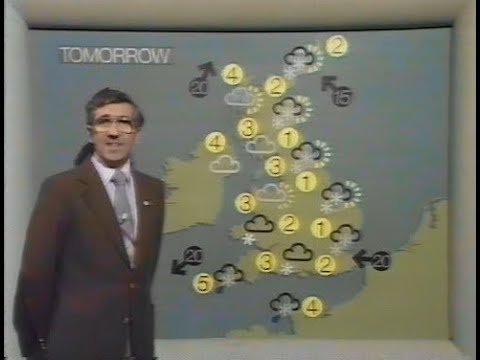 Here is the Weather! - with Frank Greene Sunday 22nd February 1981 BBC1