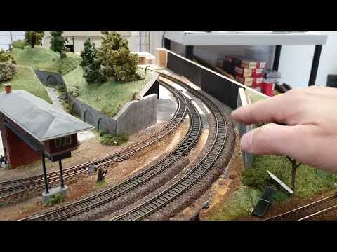 Modellbahn Bertram - Anlagenbau TT Anlage "BW (Lutzenau) jetzt Frankenau" Teil 3