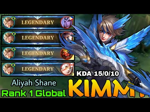 NonStop Legendary Kimmy Deadly Jungler! - Top 1 Global Kimmy by Aliyah Shane - Mobile Legends