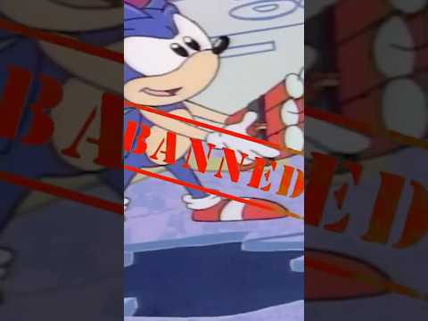 This Adventures of Sonic the Hedgehog Episode was BANNED! #shorts #sonic #sonicthehedgehog #cartoon