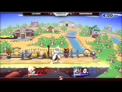 Vitality Singles 7/30/16 - Winners R3 - Leo Heart (Mewtwo) vs. RoguePenguin (Mario) - Smash 4