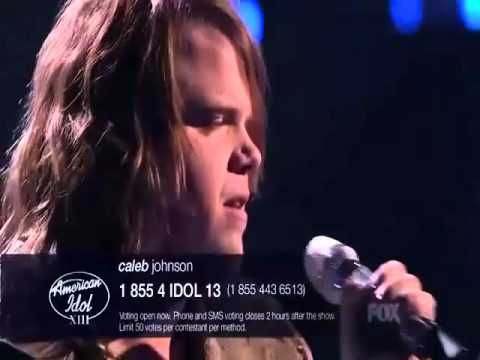 Amazing Caleb Johnson Rocks The Audience - Still of The Night