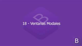 18 - Ventanas Modales [Bootstrap 4]