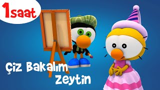 1 SAAT ÇİZGİ FİLM 😇😇😇#28 - Zeytin sanatçı mı oluyor? 😜 | TRT Çocuk - Disney Chan