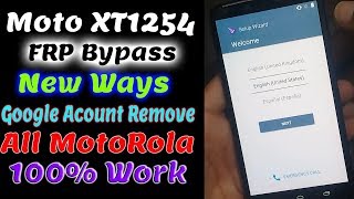 Motorola Turbo XT1254 Frp final Solution Motorola XT1254 FRP without open USB Debugging