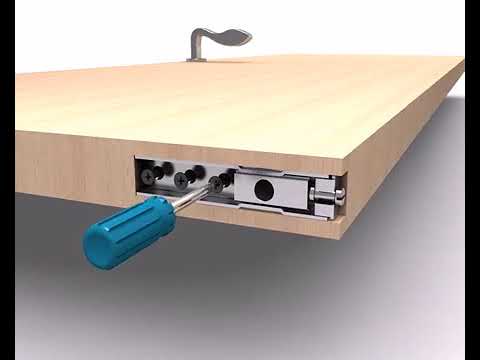 Charnière hydraulique - encastrée - porte bois et métallique - B Twist SEVAX