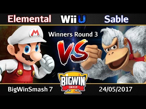 BigWinSmash 7 - Winners R3 - Sable (Donkey Kong) v Elemental (Mario)