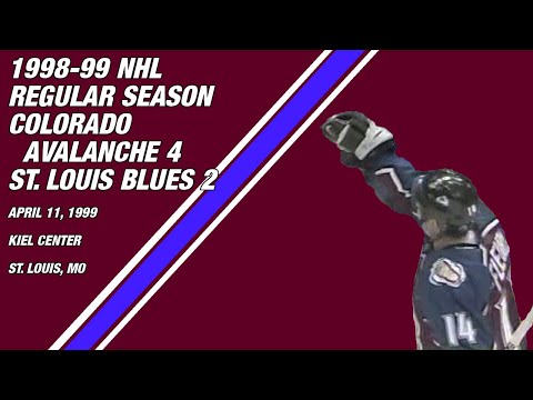 1998-99 NHL Regular Season: Colorado Avalanche 4, St. Louis Blues 2