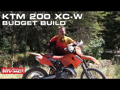 KTM 200 XC-W Budget Dirt Bike Build