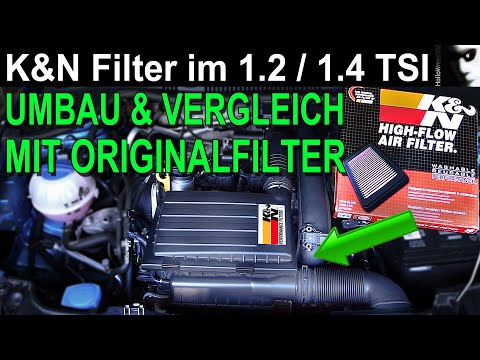 Instructions for changing the air filter 1.2 / 1.4 TSI EA211 | VW Audi Seat Skoda | K&N