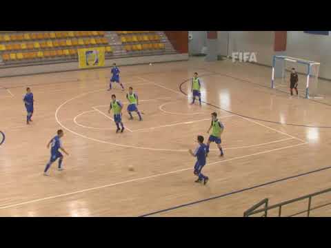 futsal training rotation 4-0 attacking and finishing moment