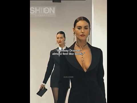 Missing this drama😭 #90sFashion #naomicampbell #giselle #bella #shalomharlow #runway #models #viral