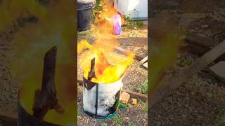 fundição de alumínio saiu do controle. soprador queimou !!