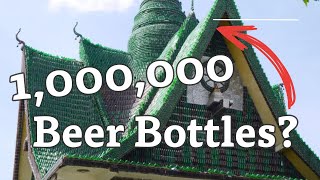 preview picture of video 'Beer Bottle Temple in Thailand - 1 Million Bottles Recycled'