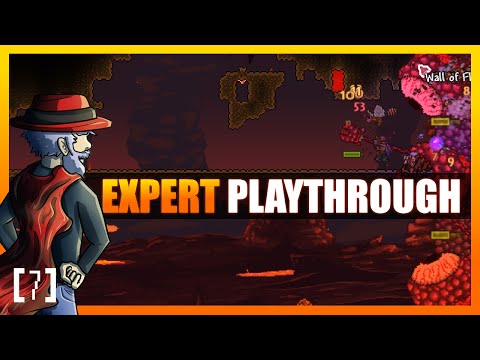 Terraria 1.3 Let's Play - Expert Mode Playthrough! TENSE BATTLES [7] PC Gameplay