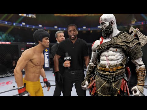 UFC4 Bruce Lee vs. Invincible Cratos EA Sports UFC 4