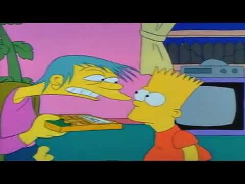 A really smooth animation scene from the Simpsons.